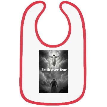 Discover Faith over fear Bibs