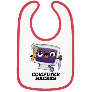 Discover Computer Hacker Funny Technical Pun Bibs