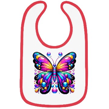 Discover Colorburst Fantasy Butterfly Bibs