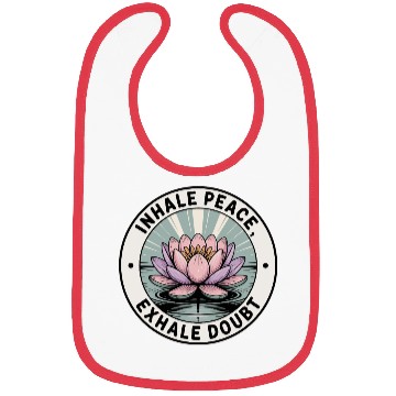 Discover Inhale Peace, Exhale Doubt Bibs