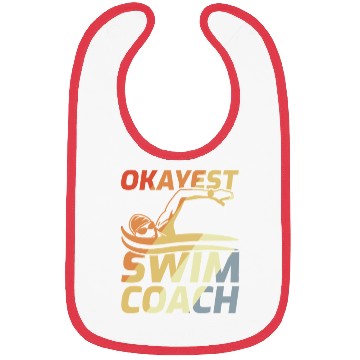 Discover Funny Swimming Coach Bibs