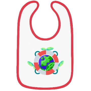 Discover love the green earth Bibs