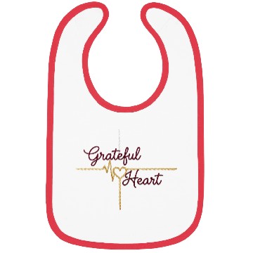 Discover Grateful Heart Beat Bibs