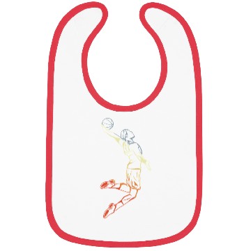 Discover Basketball Player Sketch Bibs