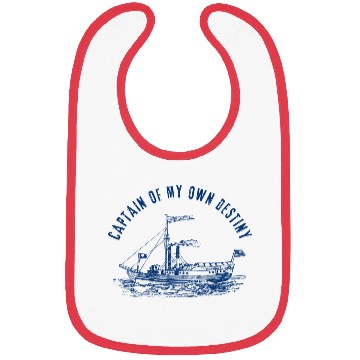 Discover Captain of My Own Destiny Bibs