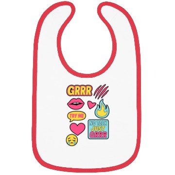 Discover Sticker Grrr – TikTok Baddie Pack Bibs