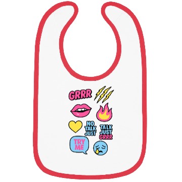 Discover Sticker Grrr – TikTok Baddie Pack Bibs