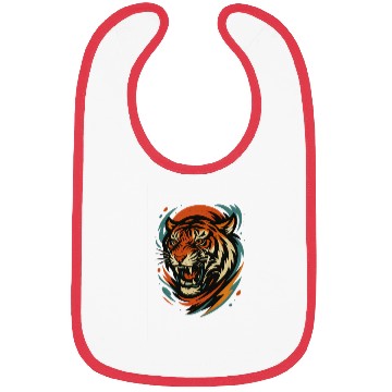 Discover Tiger Head Bibs