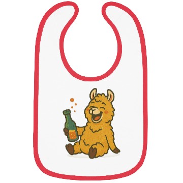 Discover Drunk Party LLama Bibs