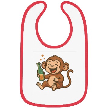 Discover Drunk Party Monkey Bibs