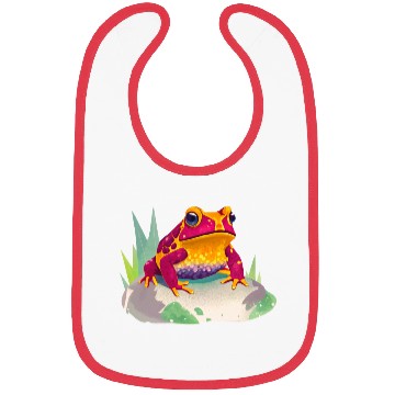 Discover Rainbow Frog Fiesta Bibs