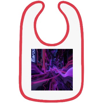 Discover Cyberpunk Cityscape Bibs
