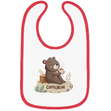 Discover Brewster the Coffee Cub Bibs