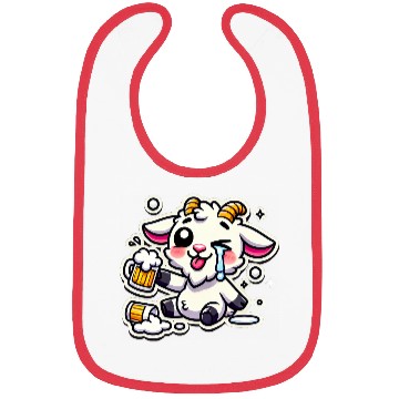 Discover Drunk Wasted Hangover Goat Bibs