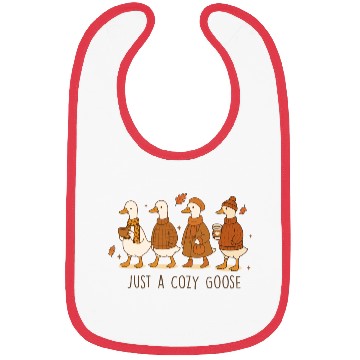 Discover Just A Cozy Goose Autumn Edition Bibs