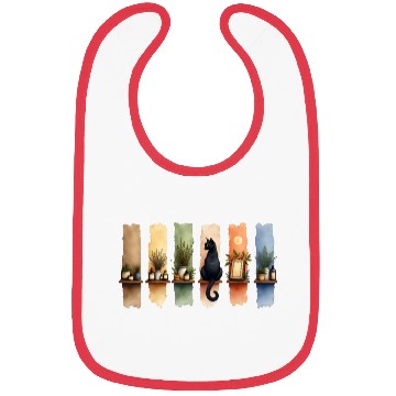 Discover Shelf Life – Autumn Cottagecore Brushstrokes Bibs