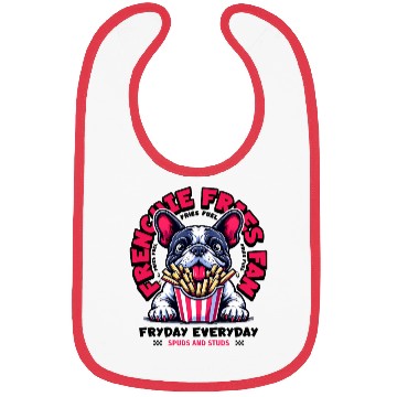 Discover Frenchie Fries Fan Bibs