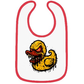Discover Evil Duck – Crazy Horror Cartoon Bibs