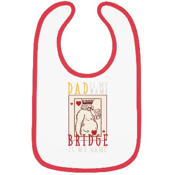Discover Bridge Player Dad Bibs
