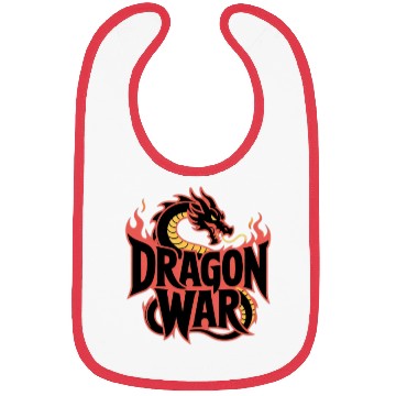 Discover Fiery Dragon Combat Emblem Bibs
