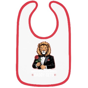 Discover Whatever Daddy Wants Gets Werewolf Tuxedo Rose Bibs