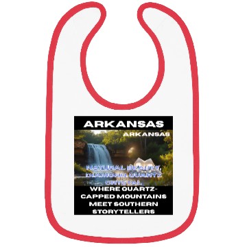 Discover Arkansas Natural Art Bibs