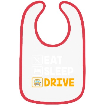 Discover School Buse Funny School Bus Driver Bibs