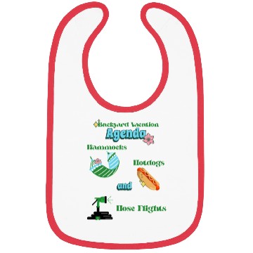Discover Backyard Vacation Bibs