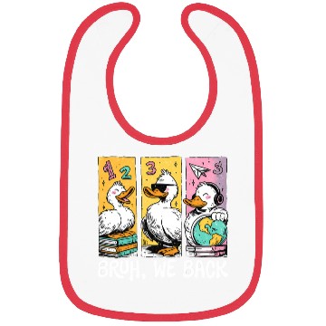 Discover Bruh We Back Silly Goose Back to School Bibs