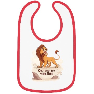 Discover Lonely Lion Longing Bibs