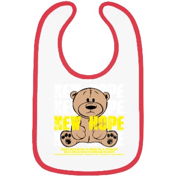 Discover New Hope No More Teddy Bear Bibs