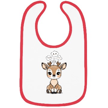 Discover Gentle Forest Deer – Cute Minimal Animal Style Bibs
