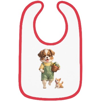 Discover Dog Gardener Puppy Bibs