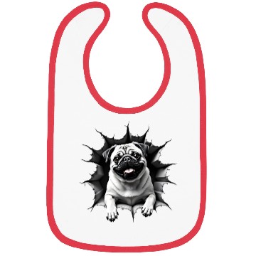 Discover Hello From The Pug Bibs