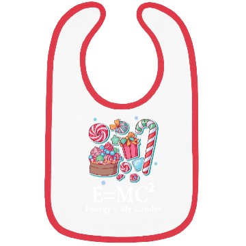Discover Funny Candy Lover Math Teacher Lollipops Candy Bibs