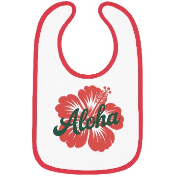 Discover Tropical Hibiscus Aloha Bibs