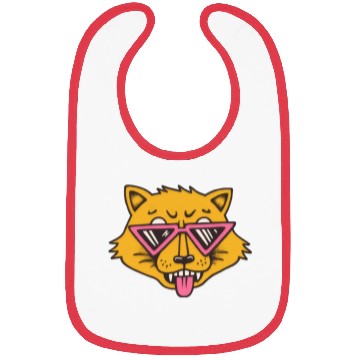 Discover Cool Mischievous Raccoon Bibs