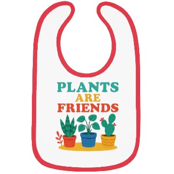 Discover Plants Are Friends Bibs