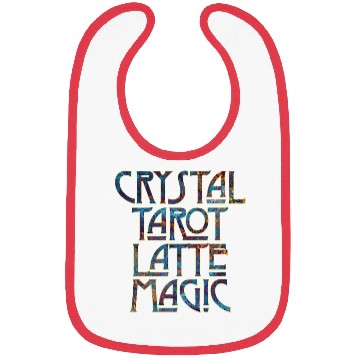 Discover Crystal Tarot Latte Magic-Coffee Coven Collective Bibs