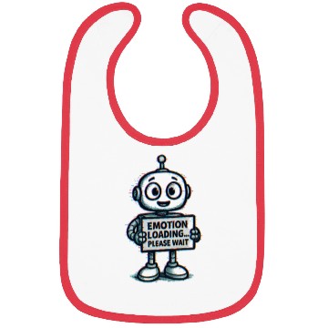 Discover Funny Robot Bibs