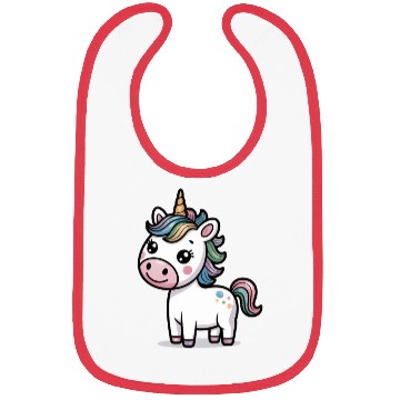 Discover Believe in Magic – Cute Rainbow Unicorn Fantasy Bibs