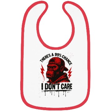 Discover 99% Chance I Don’t Care – Red Gorilla Power Bibs