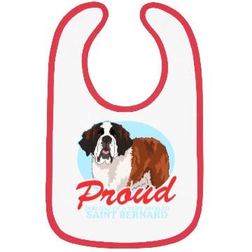 Discover Saint Bernard Dog Dad St. Bernhard Bibs