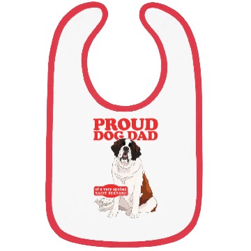 Discover Saint Bernard Dog Dad St. Bernhard Bibs