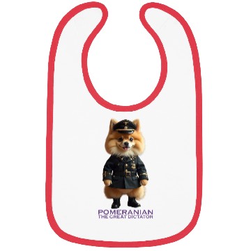 Discover Pomeranian The Great Dictator Bibs