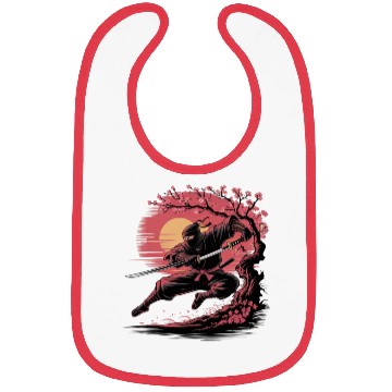 Discover Modern Trendy Japanese Samurai Ninja Bibs