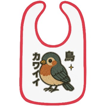 Discover Kawaii Bird Japanese Bibs