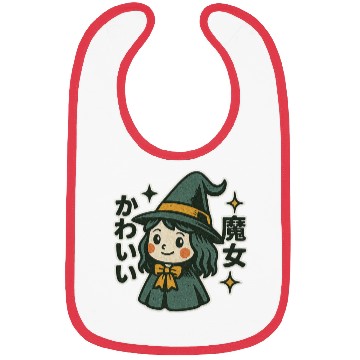 Discover Kawaii Witch Japanese Bibs