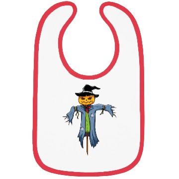 Discover spooky scarecrow Bibs