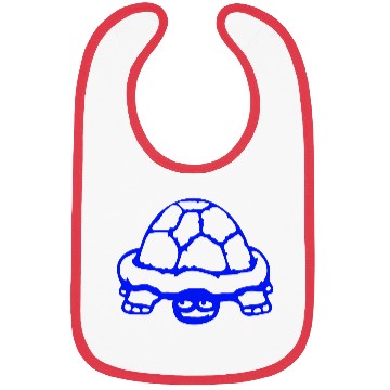 Discover Turtle hiding shy funny grin smile cheeky cute fun Bibs